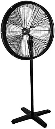 Ventilatore, 170 W, CFG Ev065, ventola per circolazione dell'aria, Ventilatore A Piantana in Metallo 170w Ø 71 Oscillante Hurricane New