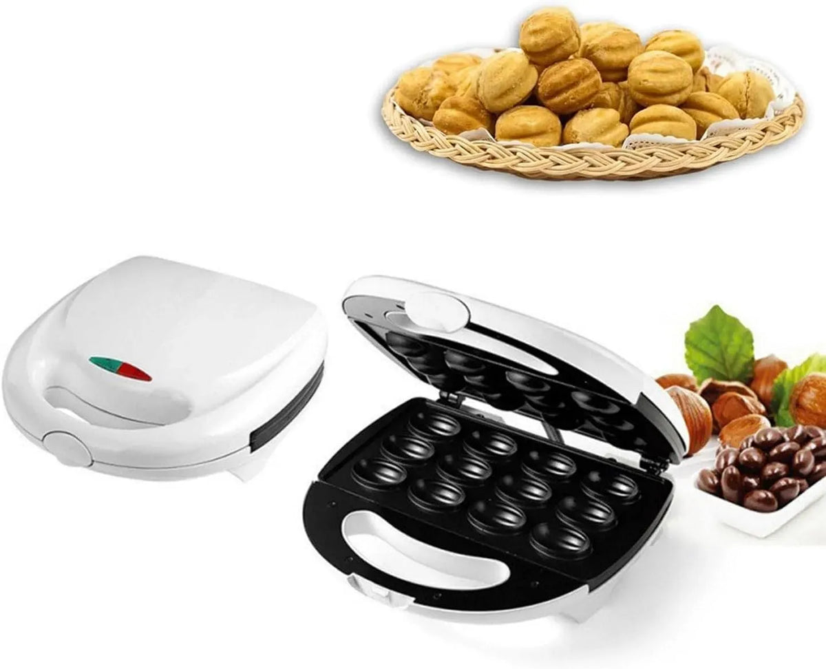 Macchina per Biscotti, Macchina per Torte, 750 W, portatile, rivestimento antiaderente, funzione riscaldante