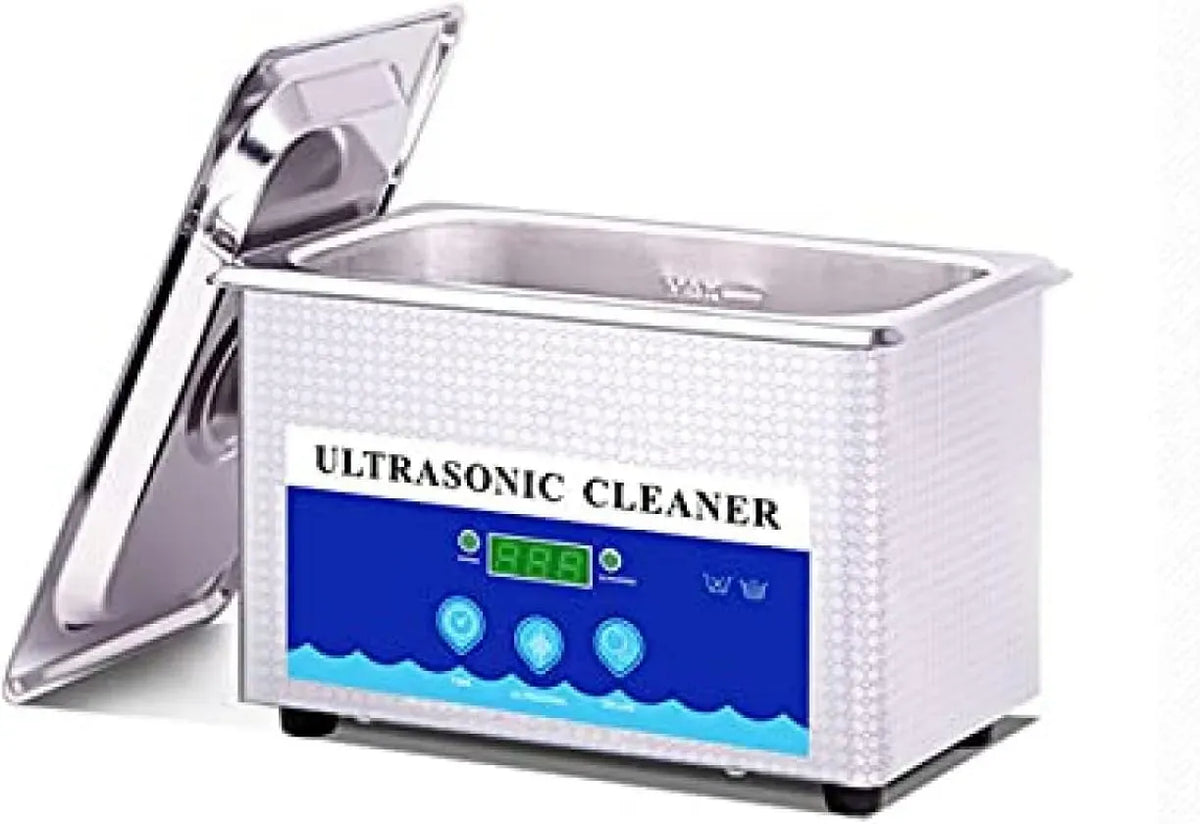 vasca per pulizia a ultrasuoni, Pulitore, Orologio, Rasoio, 900 Ml, professionale, per La Pulizia Ad Ultrasuoni Occhiali con Cestello per L