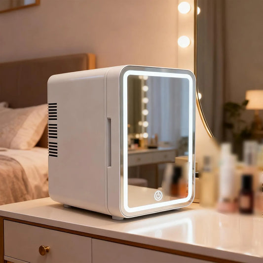 Frigorifero AC 220V 220V/DC, 12 L, 220 V, Specchio Luminoso LED