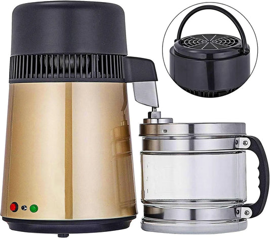Filtro, 750 W, Distillatore d'Acqua, Filtro depuratore d'Acqua Pura da banco da 1,1 galloni