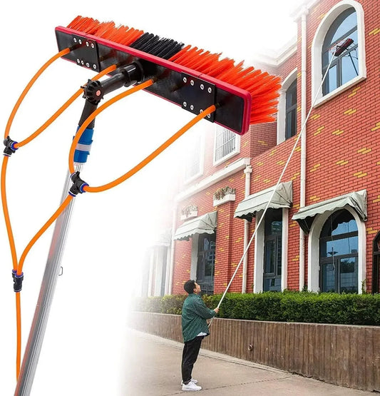 Spazzola, pulitore, 50 cm, 6 m, esterno, per la Pulizia di Pannelli solari con Asta da 6 m