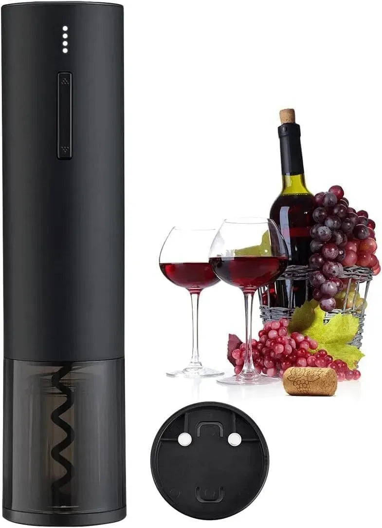 Apribottiglie Elettrico, Black, per Cavatappi Automatico Ricaricabile