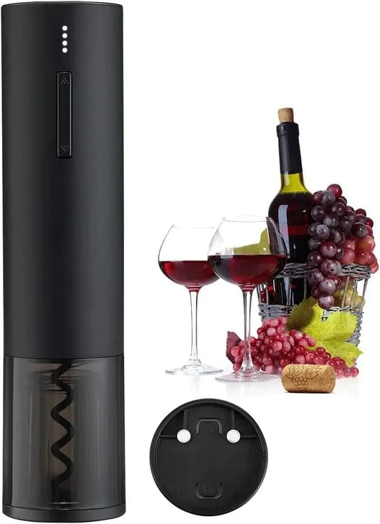 Apribottiglie Elettrico, Black, per Cavatappi Automatico Ricaricabile