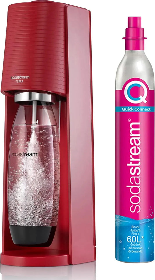 Macchina per Acqua, Bottiglia, 1 L, 60 l, rosso, per Acqua frizzante