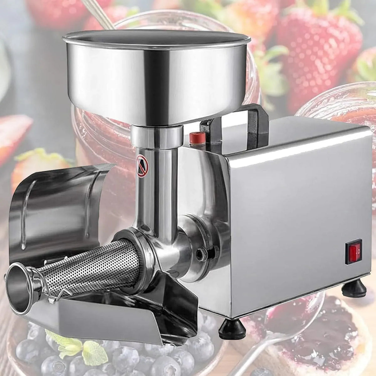 filtro, estrattore di succo e spremiagrumi, acciaio inox, per frutta e salsa