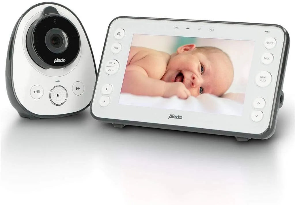 Monitor, Alecto, montaggio a parete, bianco, schermo per PC, Baby Monitor telecamera e schermo da 5'