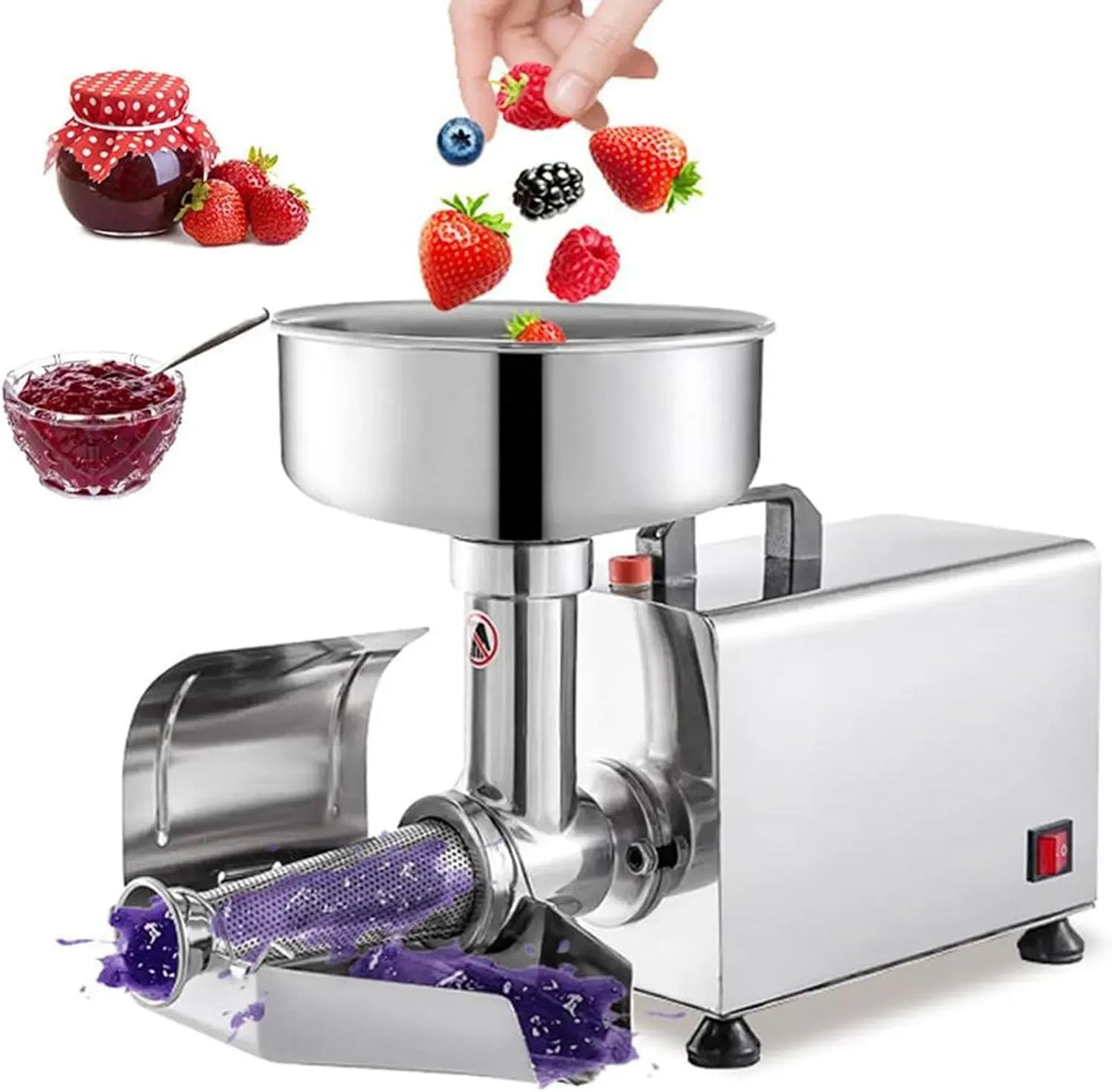 Passapomodoro elettrico, 450 W, pressa per pomodori, professionale, 450W Macchina Per Passata Di Pomodoro Commerciale