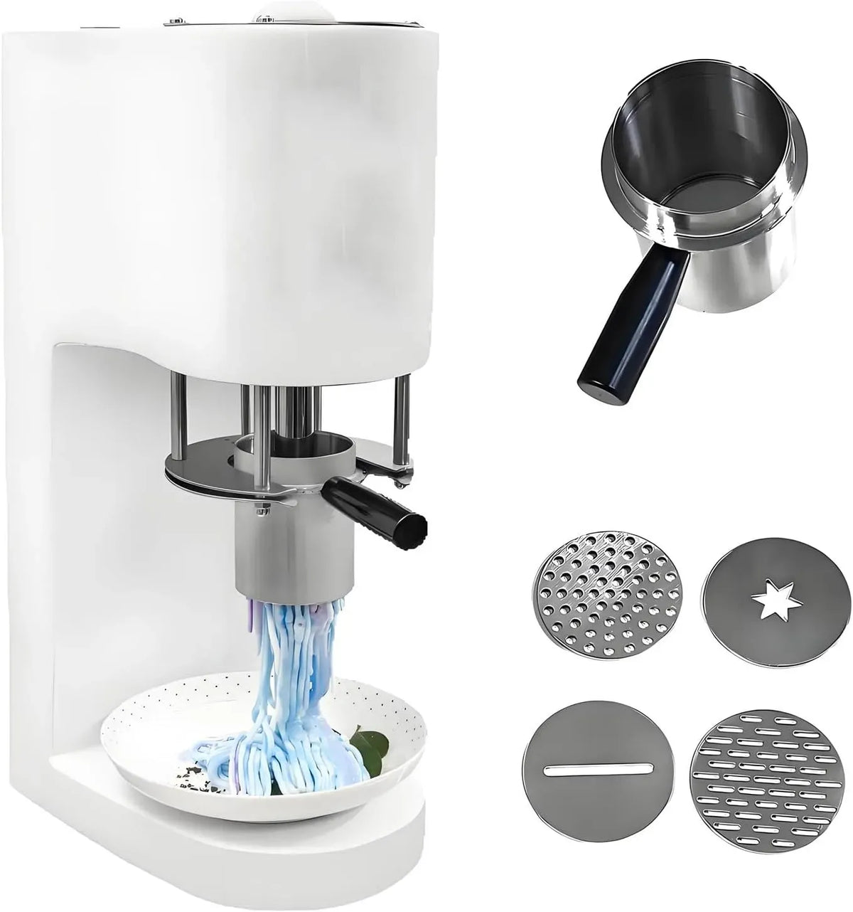 Macchina, 80 W, professionale, bianco, Macchina Gelato Elettrica Commerciale Pressione