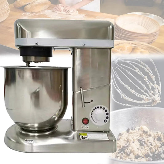 Robot da cucina, 7 L, 500 W, 3 velocità, acciaio inox