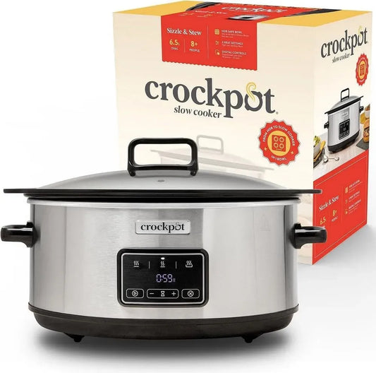 CSC112X Cooker, presa, 3.5 L, rimovibile, acciaio inox, per la cottura di carni e verdure