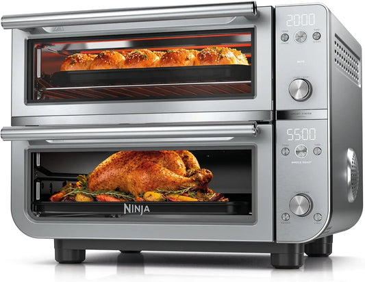 Ninja Forno elettrico, forno da cucina, Double Oven Pro Smart XL
