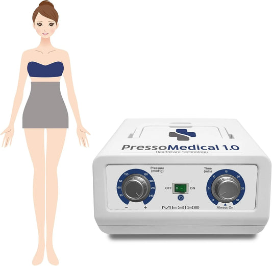 FOUR4 Pressoterapia, dispositivo pressoterapia per gambe, trasporto di insulina e farmaci, MESIS