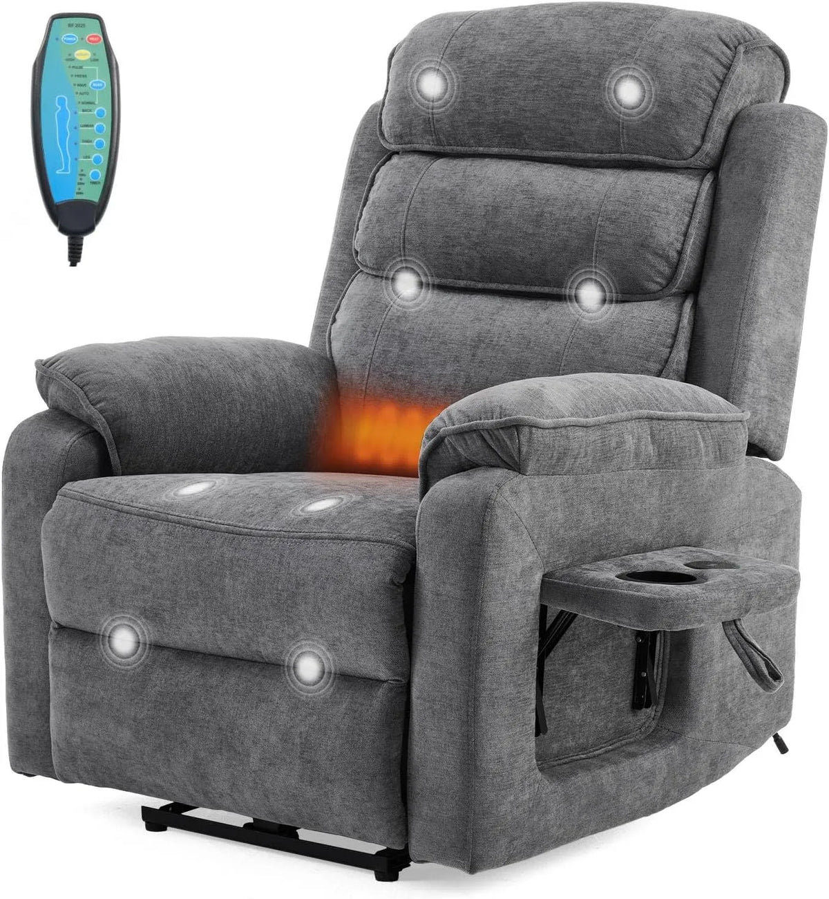 caricatore, Poltrona, USB, senza fili, grigio, LEADZM