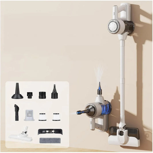 18KPa/120W/35Mins Capelli di Animali, Scope Elettriche Senza Filo Leggero Versatile Scope Elettriche Senza Filo per Pavimenti, Lava E Aspira Pavimenti