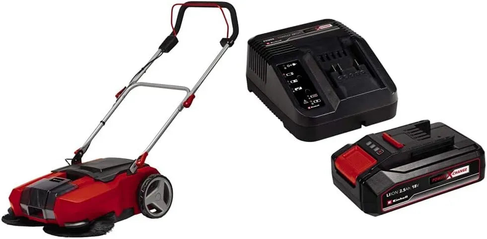 Einhell macchina spazzatrice per pavimenti, Batteria