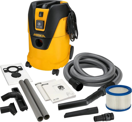 Mirka Aspiratore industriale a umido e a secco 25 litri 1000 W