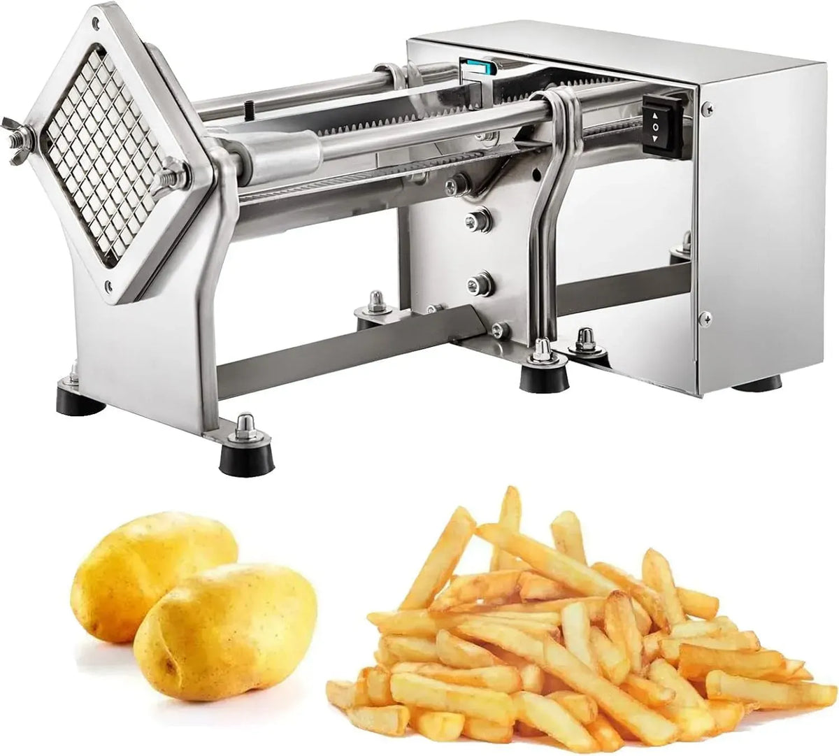 Affettatrice, Taglierina, affettatrice per alimenti, industriale, professionale, ristoranti, per Patate Fritte