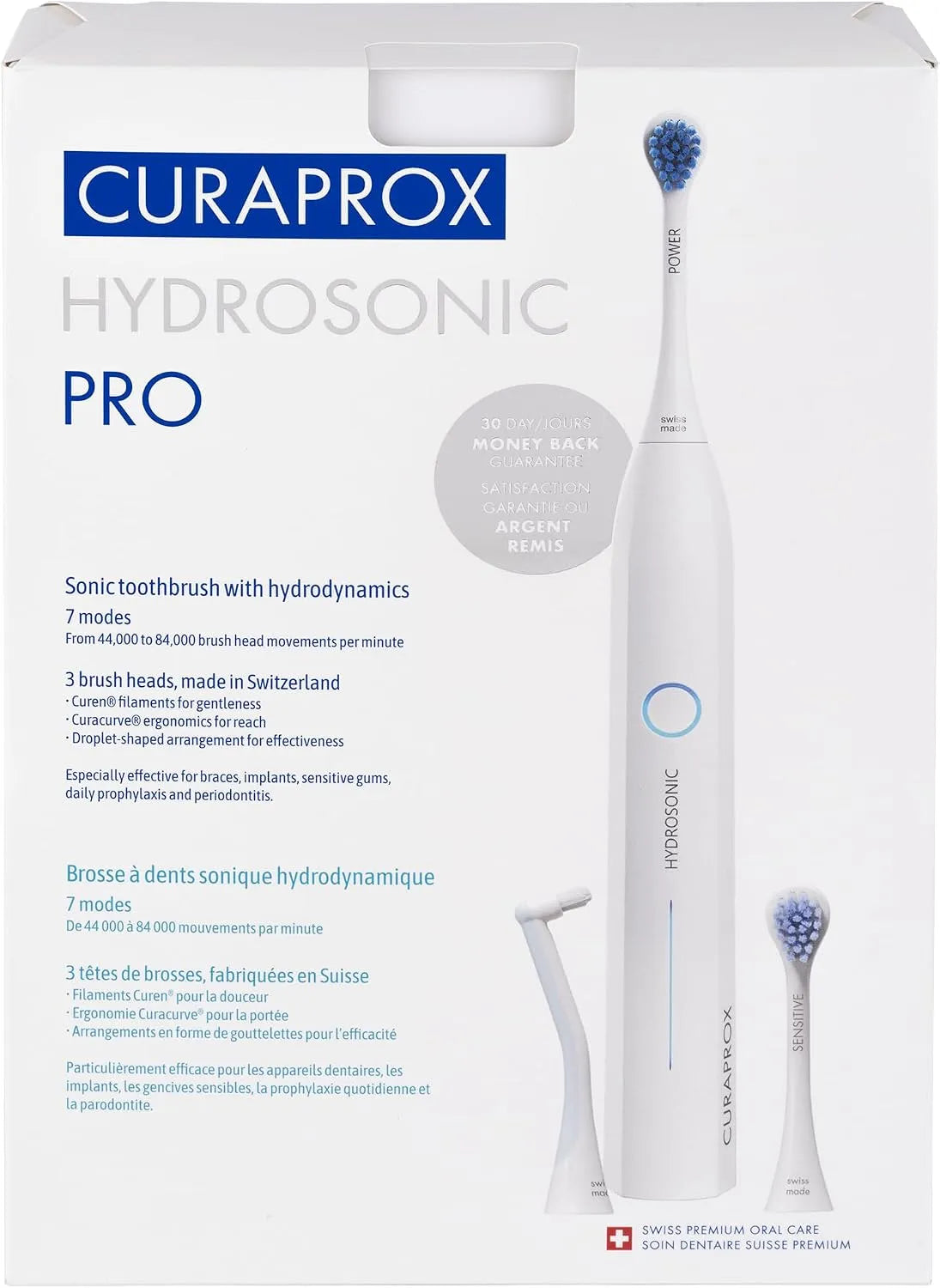 Design Svizzero, Bianco, Curaprox Hydrosonic Pro