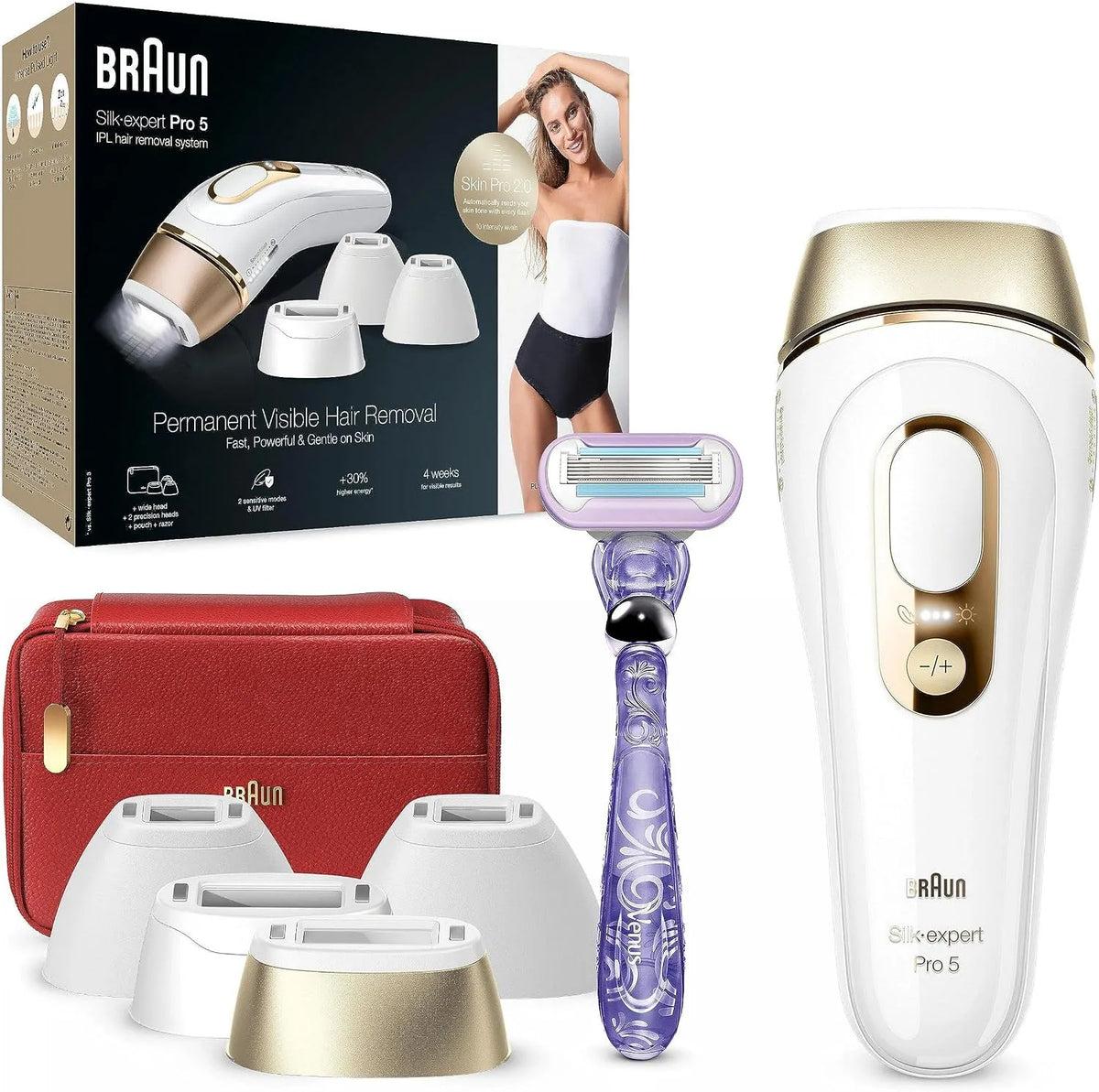 Braun PL5387 epilatore elettrico, bianco, Pro
