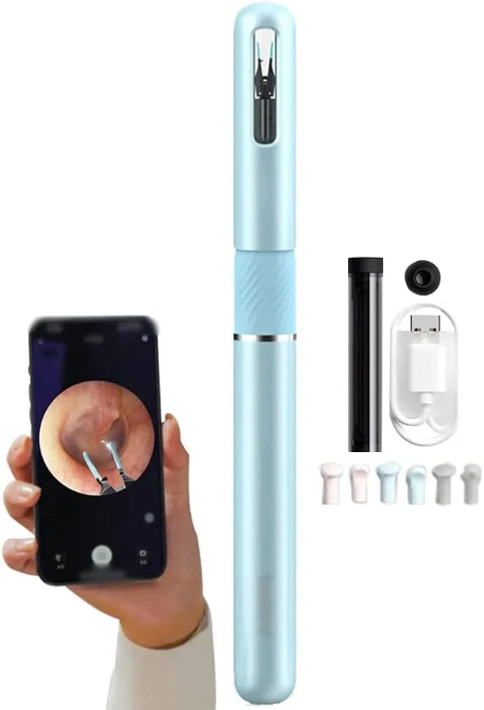 Orecchio Endoscopio Detergente Per Le Orecchie, Otoscopio Wireless Pinzette Innovative Pulisci Orecchie, Telecamera Auricolare dotato di 6 Auricolari