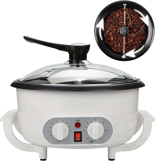 Macchina Per La, macchina da caffè elettrica, 1200 W, 0 a 240 °C, 750 G, timer, 2 zone di temperatura, per Caffè