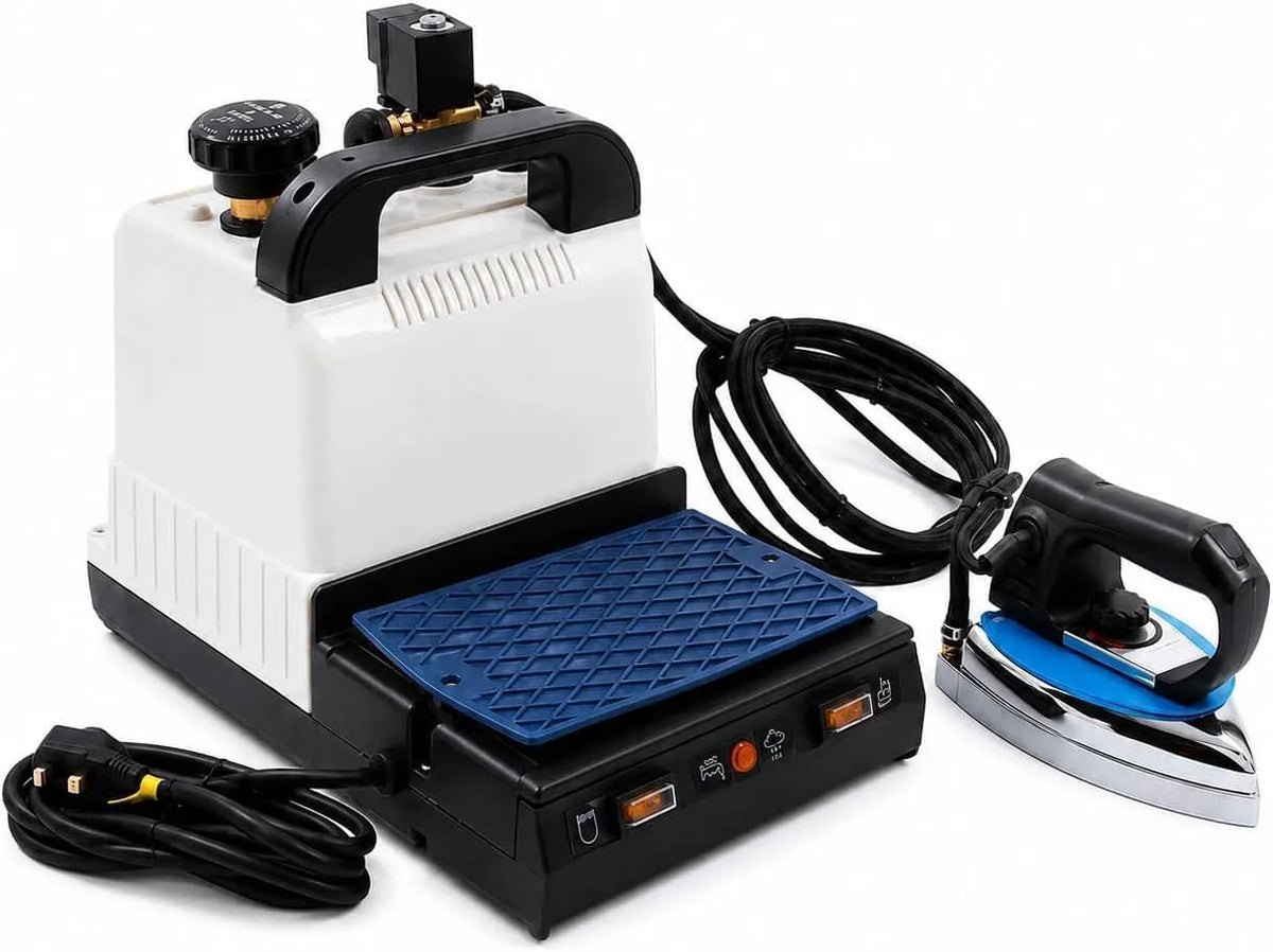 vaporizzatore, Stazione, ferro da stiro elettrico, 1600 W, industriale, vapore, professionale, acciaio inox, funzione riscaldante