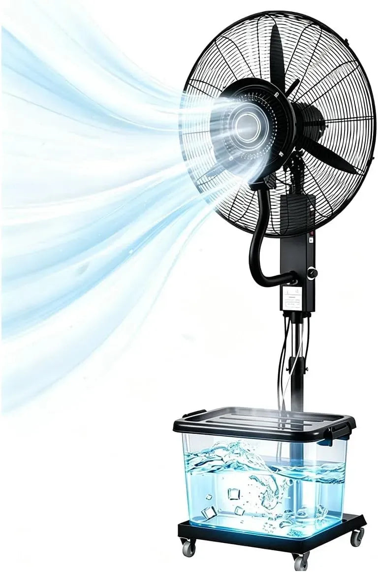 Ventilatore, 42 L, professionale, oscillante a 90°
