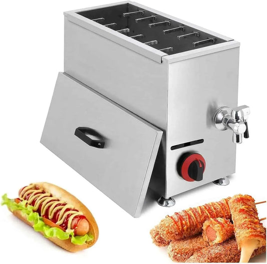 Macchina per hot, 21 L, professionale, ristoranti, funzione riscaldante, per hot dog per formaggio