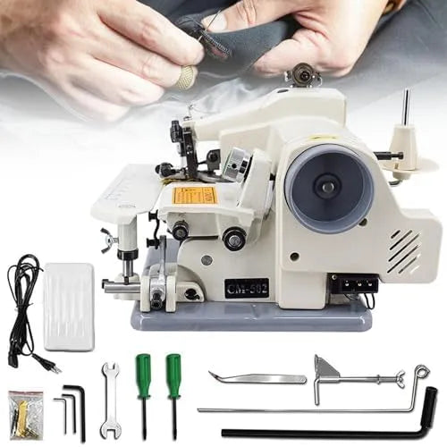 macchina per orlare, Macchina da cucire, macchina per cucito elettrica, 8 mm, portatile, per punto cieco