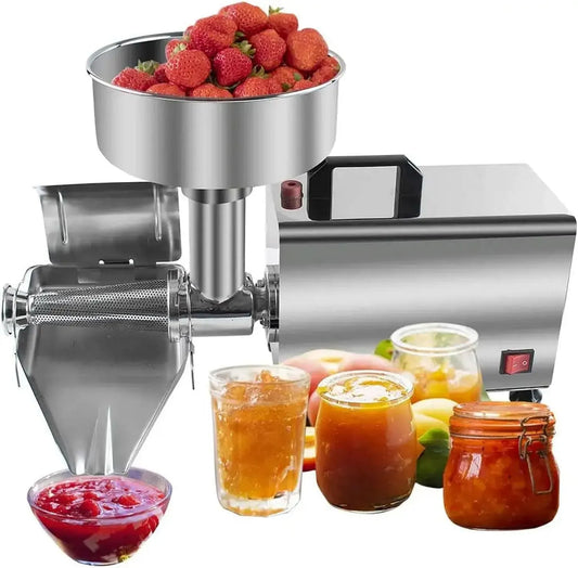 Passapomodoro elettrico, 450 W, pressa per pomodori, professionale, acciaio inox