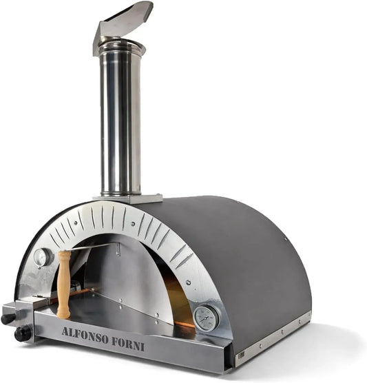 Forno elettrico per pizza, esterno, pietra refrattaria 3 cm, 500 gradi, 4 pizze
