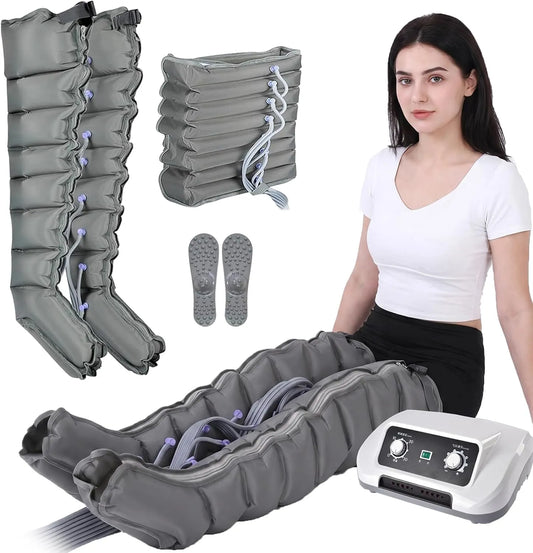 Pressoterapia, Massaggiatore, dispositivo pressoterapia per gambe, professionale, per Casa con 8 Camere