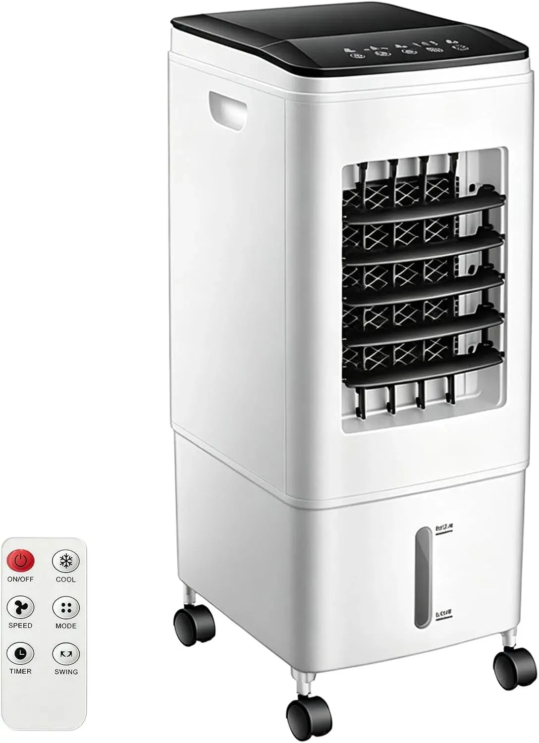 Raffrescatore in formato mobile da 60 W dotato di Serbatoio da 5,5 L E Timer da 7 Ore