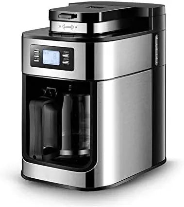 Montalatte, cappuccinatore, macinino integrato per caffè appena macinato