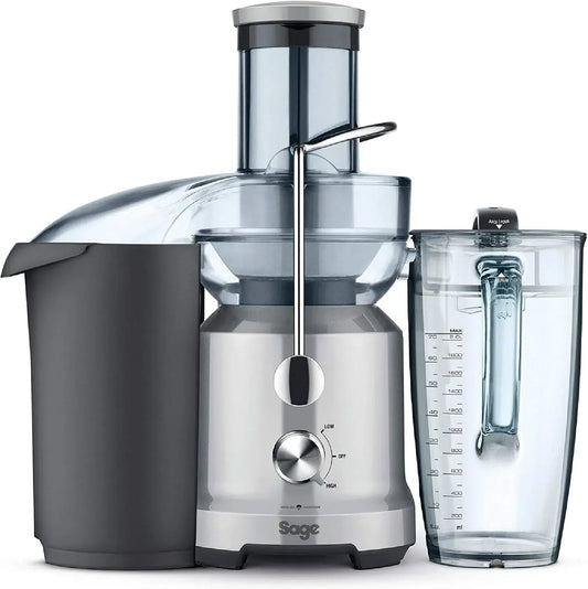 Sage Frullatore, argento, mixer da cucina, estrattore di succo e spremiagrumi, The Nutri Juicer Cold
