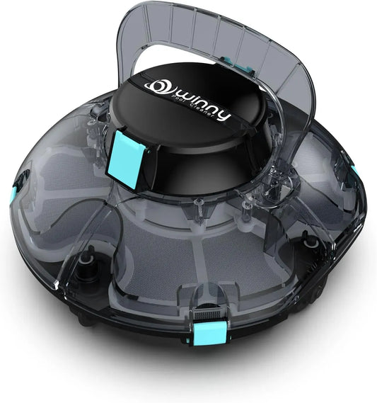POOL CLEANER, Batteria, Robot, robot pulitore per piscina, 60 m, senza fili, nero, per Piscine Fuori Terra 60 m², WINNY POOL