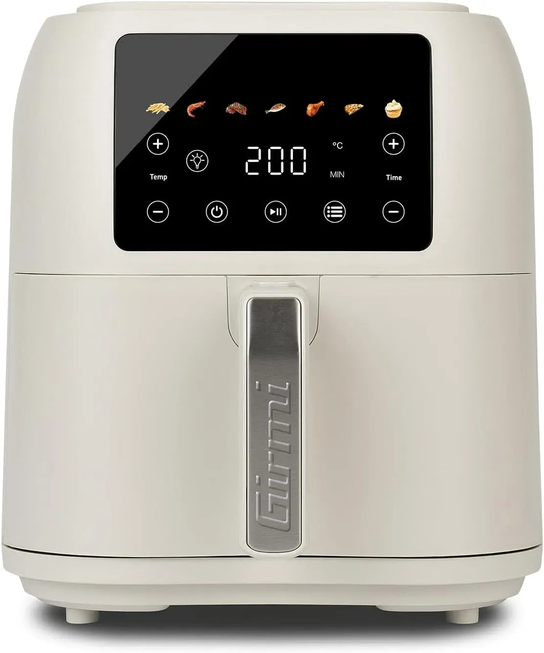 Friggitrice ad aria, 8 L, 1700 W, 7 programmi, Girmi XXL 8 FG92, display digitale, rivestimento antiaderente, BPA/PFOA Safe