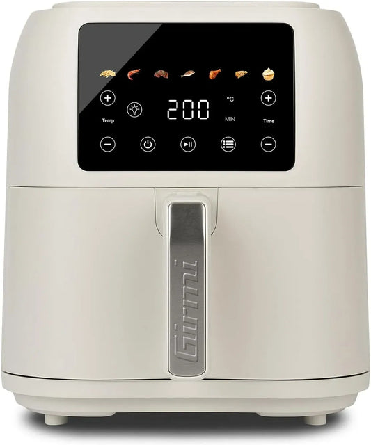 Friggitrice ad aria, 8 L, 1700 W, 7 programmi, Girmi XXL 8 FG92, display digitale, rivestimento antiaderente, BPA/PFOA Safe