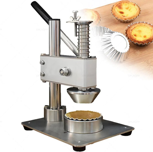 Y29 Pressa, portatile, professionale, rivestimento antiaderente, acciaio inox, alluminio, per Gusci di Tortine Alluovo con Rivestimento Antiaderen