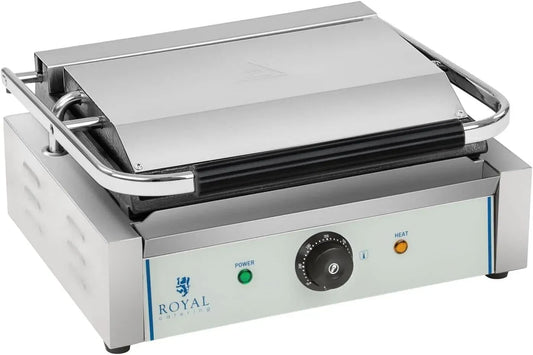 RCKG-2200 Piastra, piastra per panini e sandwich, 200 W, 2.200 W, ristorazione, Royal