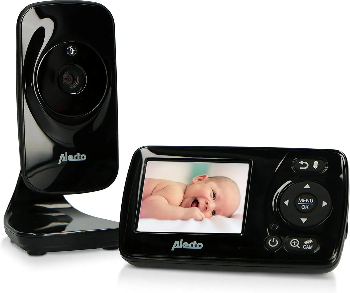 Monitor, Alecto DVM71BK, nero, Videocamera di sorveglianza digitale con portata di 300 m