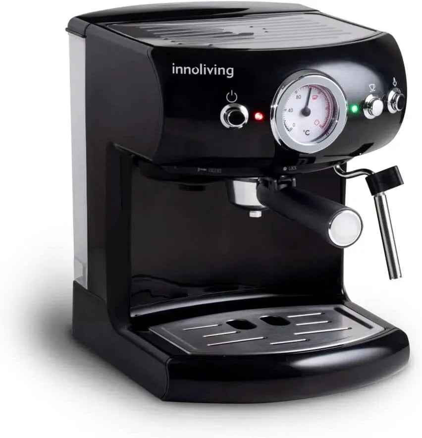 Nespresso INN-789 Macchina da caffè, ampio serbatoio, Pompa 20 Bar, Serbatoio Estraibile 600 ml, Cialde ESE e Caffè Macinato