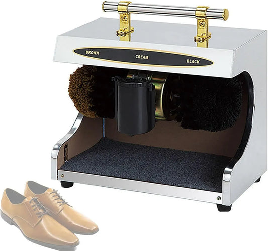 Macchina, professionale, per lucidare le scarpe