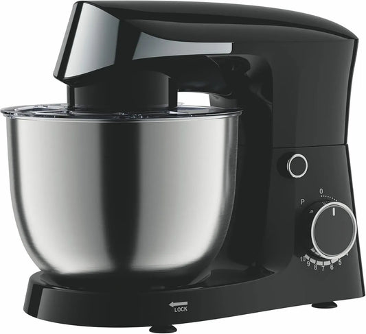 Impastatrice planetaria, nero, ciotola rimovibile 5,5L, 10 velocità, 1500W, Kooper, 5,5 L