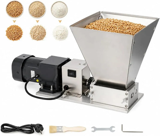 Mulino per cereali, macinacereali, professionale, acciaio inox, in acciaio inossidabile