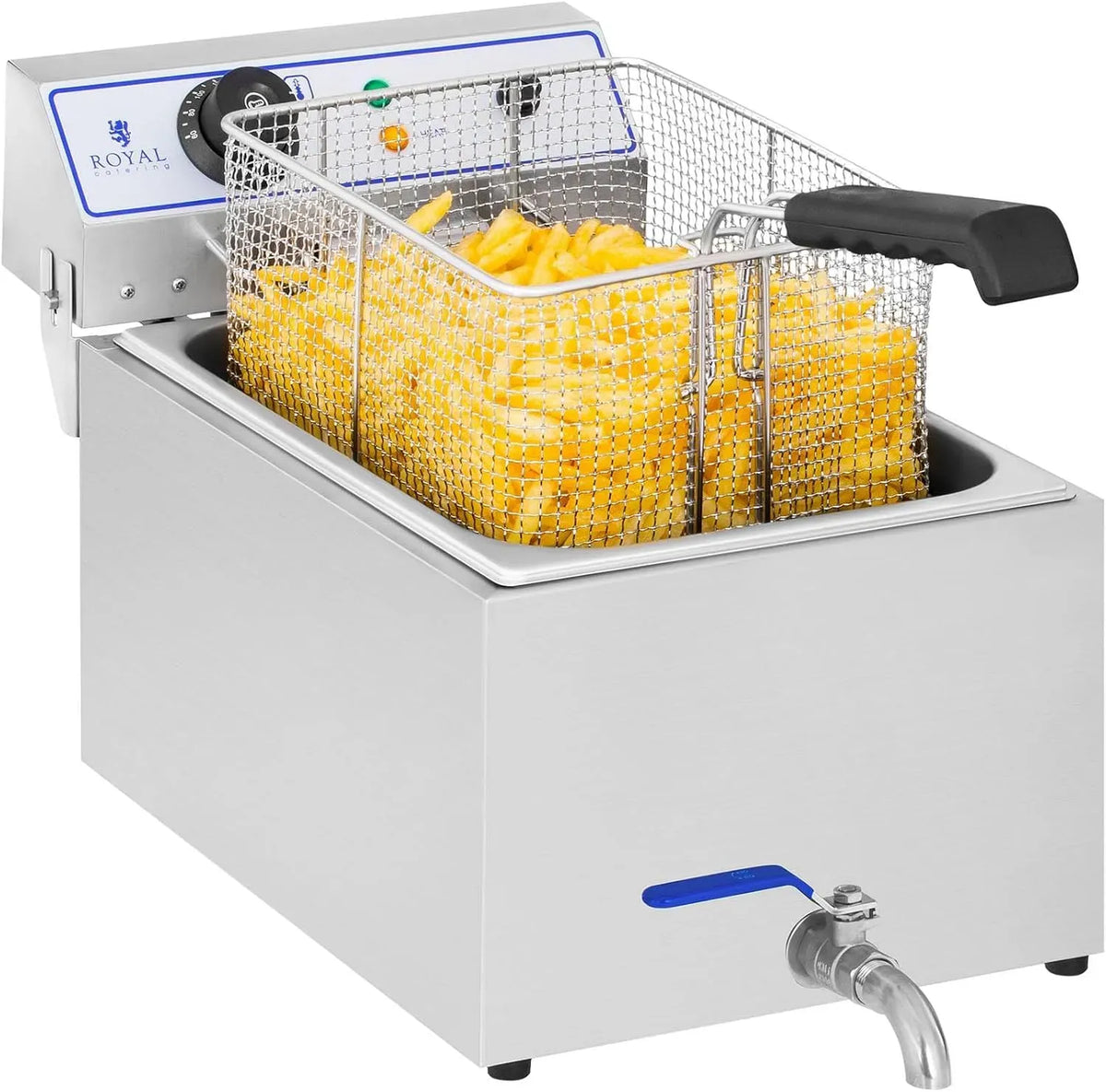 Rubinetto da cucina RCEF 15E, 17 L, 60 a 200 °C, professionale, ristorazione, acciaio inox, Intervallo della temperatura 60-200 °C, 3.000 W