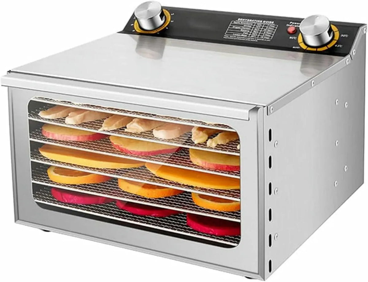 Asciugatrice, 30 a 9 °C, timer, acciaio inox, Timer da 12 Ore e Controllo del termostato da 30 a 9 °C