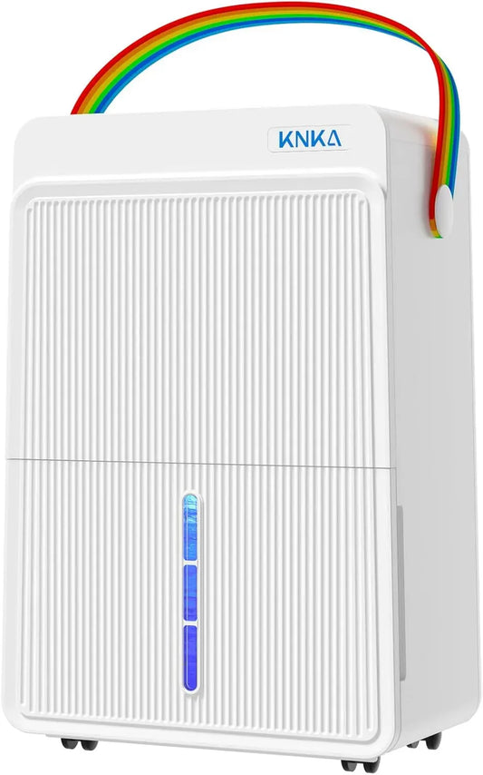 Deumidificatore, KNKA 25L/giorno, deumidificatore ambiente, Deumidificatore Dehumidifier Tre Modalità di Funzionamento