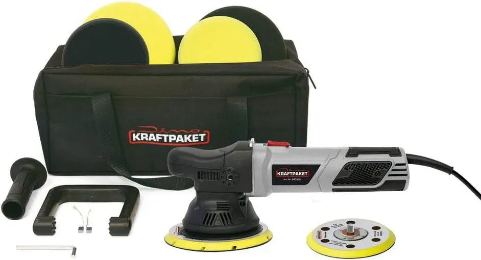 mm-900 lucidatrice, Supporto, Piastra, Borsa, lucidatrice elettrica, 900 W, 9 mm, 125 mm, 150 mm, grigio, per Auto